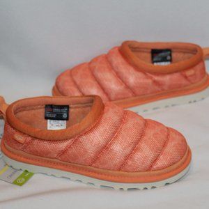 NIB UGG‎ WOMEN'S PUFFER TASMAN SHEARLING LINED PEACH SLIPPERS 10